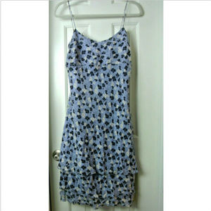 Ann Taylor Sundress Size 10 Floral 100% Silk